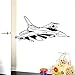 Produktbild Künstlerische Flugzeuge Umweltschutz Vinyl Aufkleber Für Wohnkultur Wohnzimmer Schlafzimmer Wandbild Poster 43X93CM