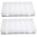 Produktbild Yaheetech 2x 36er Sortimentkasten Schmuckbox Sortierkasten Sortierbox Organizer Divider für Schmuck Veranstalter Perlen Ohrring