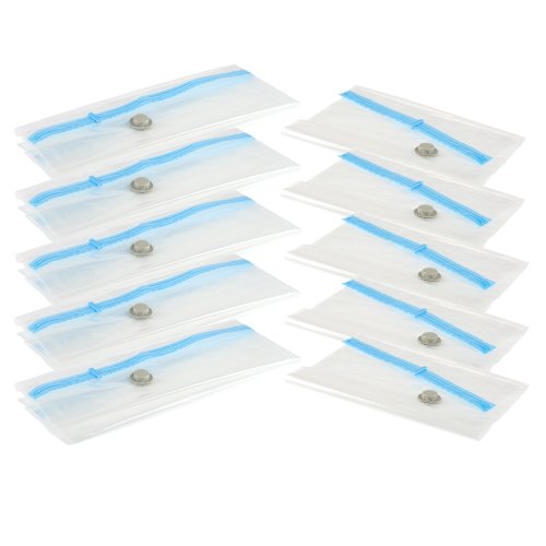 DAILYDREAM® 10-tlg. Vakuumbeutel-Set, Aufbewahrungsbeutel, in 2 Größen, bis zu 75% Platzersparnis