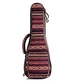  21 23 26 Zoll Ukulele Tasche Doppel Schultergurte Fall Mode Nationalen Stil Gitarre Fall Ukulele Zubehör