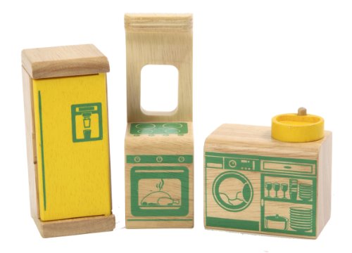 Voila Wooden Eco-Doll's House with Furniture