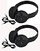 Pair of Two Channel Folding Adjustable Universal Rear Entertainment System Infrared Headphones With Two Additional 48 3.5mm Auxiliary Cords Wireless IR DVD Player Head Phones for in Car TV Video Audio Listening With Superior Sound Quality RS.5659.00
