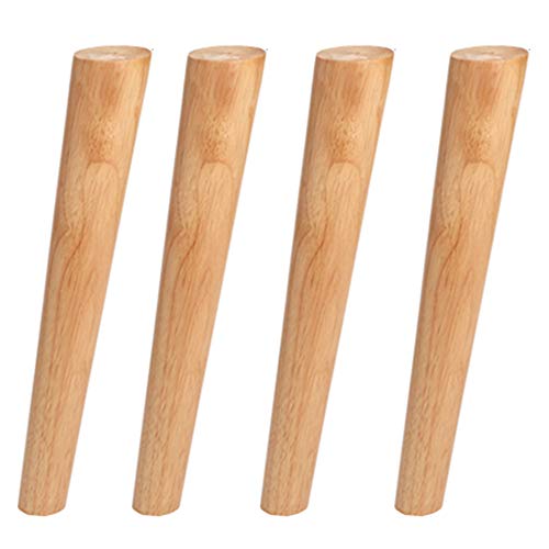 Preisvergleich Produktbild Möbelkomponente Massivholzmöbel Sofabeine (4 Stück) Tischbeine / Schrankfüße / Holzfüße / Sofabeine / TV-Schrankfüße - H30~80cm