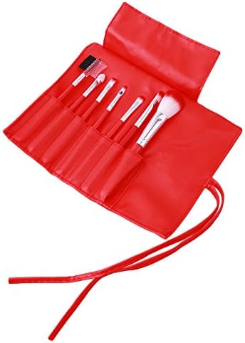 Honel 7 Piece Professional Cosmetic Makeup Brush Brushes Set Make Up Eye Shadow Blush Brush Cosmetic Kit with Pouch Bag