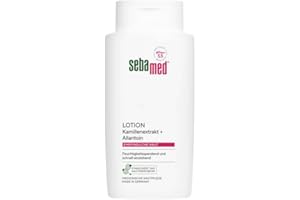 ‎SEBAMED Sebamed Lotion 400 ml, Bodylotion für Männer und Frauen, für empfindliche und trockene Haut, feuchtigkeitsspendend und schnell einziehend, mit Kamillenextrakt und Allantoin