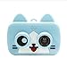 Produktbild LARDOO Kinder Kamera IPS HD Kinder Digital 1200W 2-Zoll-tragbare Mini Fun Cartoon Kamera Spielzeug WiFi Sync Handy,Blue