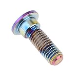Ligero y antioxidante Sharplace Tornillo Rotor Disco Freno M8x25mm Accesorios Oil Freno Calibrador Rosca Doble para motocicleta - Color 1