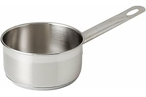 BRA Profesional | Casserole, 14 cm, Acier Inoxydable 18/10, Compatible Tous Feux Dont Induction