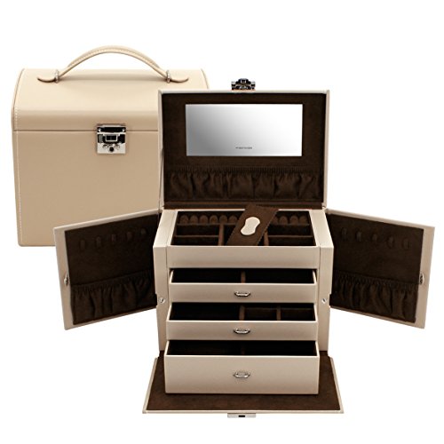 Friedrich|23 Damen-Schmuckkasten Cordoba Leder beige – 26391-8 - 7