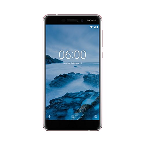 Nokia 6 Dual SIM Smartphone VERSION 2018 - deutsche Ware (5,5 Zoll IPS Full-HD Display, 32GB ROM, 3GB RAM, 16 Megapixel RÃ¼ckkamera + 8MP Frontkamera, LTE, Pure Android 8 Oreo, Schnellladefunktion, MP3 Player, FM Radio, NFC, Wecker) inkl. Displayschutzfolie - WeiÃŸ/Eisen [Exklusiv bei Amazon]