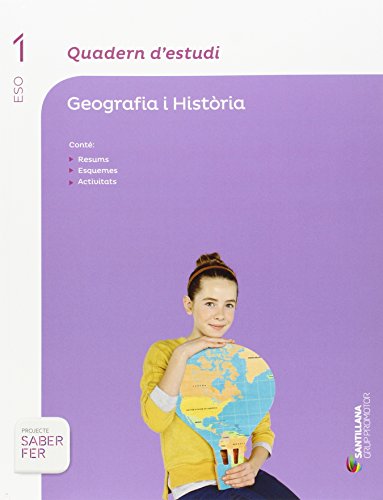 QUADERN D'ESTUDI GEOGRAFIA I HISTORIA 1 ESO SABER FER