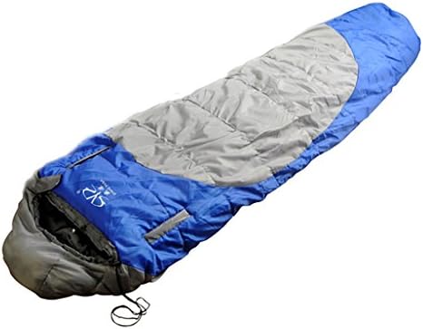sleeping bag Outdoor Camping Can Be Stitched Sleeping Bag Couple Sleeping Bag / Adult Sleeping Bag 1.2kg Outdoor sleeping bag ( Color : Blue )