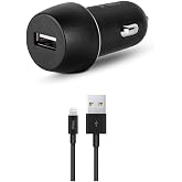 ttec SmartCharger 2.1A Ara&ccedil; Şarj Aleti + Lightning ile Uyumlu Kablo Siyah