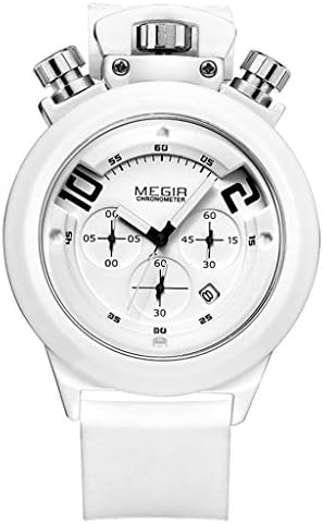 TSJT Student Watch Outdoor Luminous Timing Big Dial Silica Gel Watchband Men Movement Wristwatch