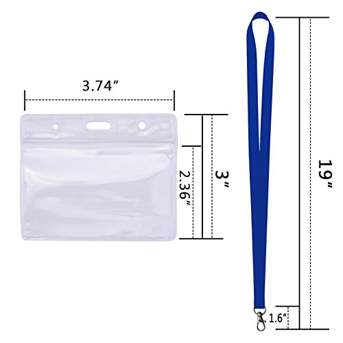 Funda de Tarjeta de Identificaci n con Correa de Cord n de Cuello para Negocio Exposici n y Oficina 10 Piezas Funda de Tarjeta de Identificaci n con Correa de Cord n de Cuello para Negocio Exposici n y Oficina 10 Piezas