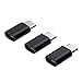 Produktbild USB Typ C auf Micro USB Adapter, TUOYA USB Typ C High Speed Sync und Aufladen Konverter für Samsung Galaxy Note 8 S8 A5 A3(2017), Huawei P10, OnePlus 3T 5, LG G5 G6, Sony Xperia XZ, HTC U11 [3 Pack]
