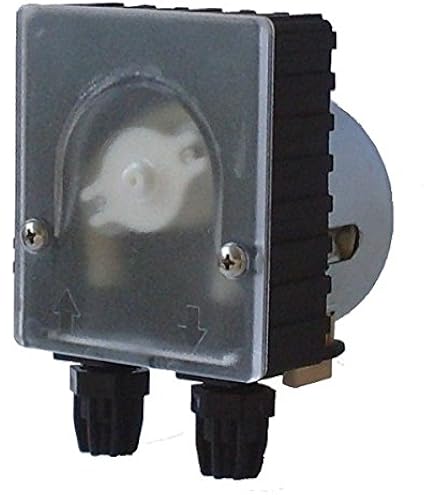 Peristaltische doseerpomp met vast debiet voor glansspoelmiddel model MP3-0,5 l/h 230 VAC, siliconen membraanslang