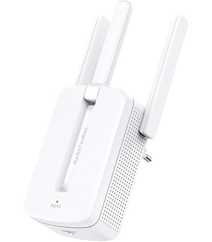 Ripetitore WiFi 300Mbps Con 4 Antenne – Amplifica Il Segnale Fino A 300 M², Supporta Modalità Router/AP, Plug And Play, Ideale Per Casa E Ufficio