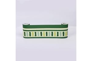 SYNYEY Cenefas Adhesivas Para Paredes Pvc Cenefa Autoadhesiva Para DecoracióN De Pared De Cocina BañOLínea verde 10.6×1000cm