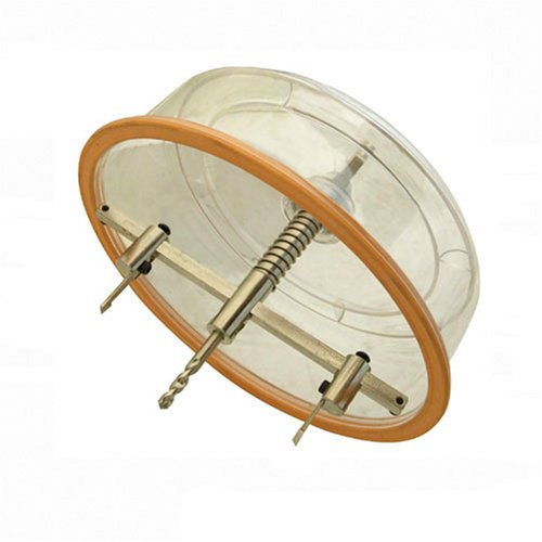 Silverline 633706 Kreis-Lochschneider mit Schutzhaube Ø 40–200 mm