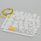 Material: Kunststoff fujiyuan 1 Paket Hand DIY Spielzeug Kunststoff Gear Kit Riemenscheibe Gürtel Schaft Robot Motor Wate Set Wurm Krone Hobby Slot KFZ-Teile Zubehör 75 kinds siehe abbildung