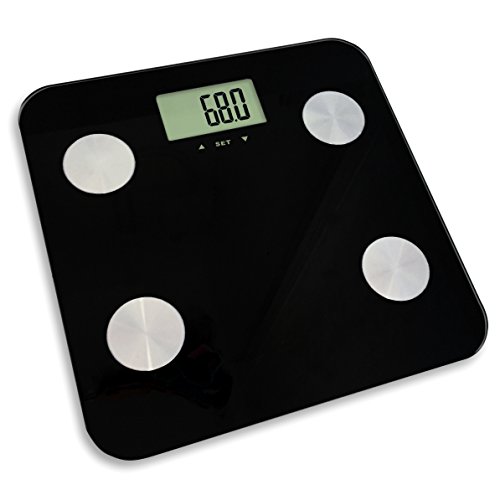 Home Treats High Accuracy Black Bathroom Scale with Body Fat, Hydration, Muscle Mass, Bone Mass Function and Smart Step On Technology by Home Treats - 5