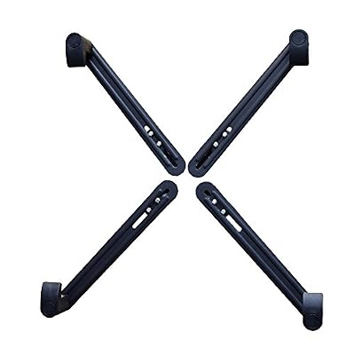 HFTEK® HF77B Non-VESA Kit de montage pour moniteur non-VESA Écrans Kit d'adaptateur kit de montage mural Non-VESA
