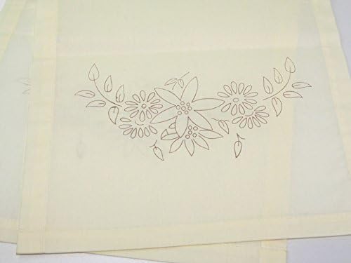 HabicoTraditional Printed Embroidery Table Runner Floral Display - Each