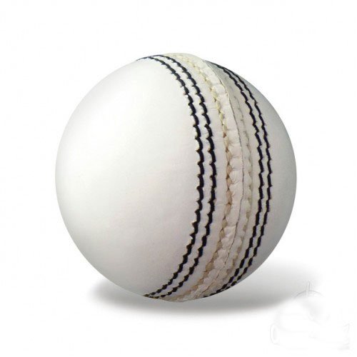 RAISCO Bw01 Leather Cricket Ball, Size Club, (White)