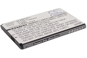 TECHTEK Batería 1500mAh Compatible con [Panasonic] KX-PRX110, KX-PRX110GW, KX-PRX120, KX-PRX120GW, KX-PRX150, KX-PRX150GW sustituye KX-PRA10, KX-PRA10EX, KX-PRX110, KX-PRX120, KX-PRX150 FBA