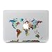 Produktbild Macbook Aufkleber , Morbuy Removable Bunte Muster Fashion Macbook Sticker Aufkleber Skin Laptop Vinyl Decal Sticker Abziehbild Abziehbilder (11'', Welt 1)