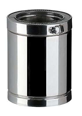 Poujoulat Tuyau pour conduit double paroi POUJOULAT, D150 mm 0.95 m Ep.30 mm