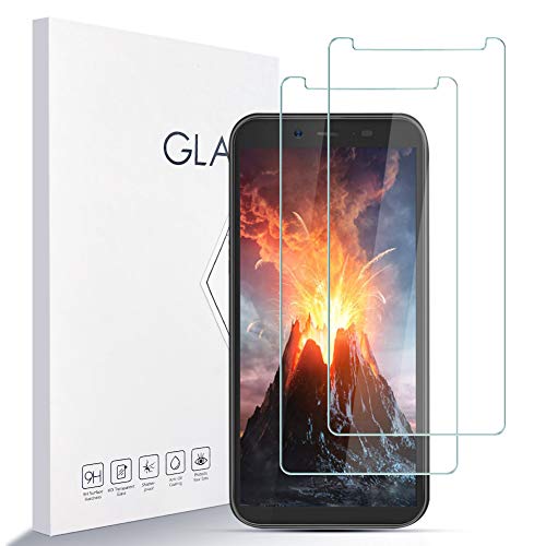 LZS Protector de Pantalla para BLACKVIEW BV5500 Dureza 9H A Prueba de Rayones Protector de Pantalla de Vidrio Templado [2 Piezas] Borde Redondeado 2.5D, Fácil de Instalar,Soporte de Prensa 3D