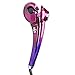 Professional Hair Curler Curling Tong for Perfect Hair Curls with Worldwide Dual Voltage 100v-240v (Flash Purple)