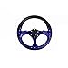 Accedre Three Radius Steering Wheel-Blue and Black RS.1349.00