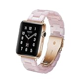 Kompatibel Apple Watch Band 38 / 42Mm, Ersatz Iwatch Strap Harz Edelstahl, Männer Frauen Sport Armband Armband Iwatch Serie 3, Serie 2, Serie 1, Nike +, Edition,42Mm
