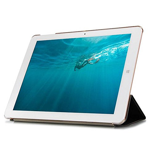 AVIDET Ultra Slim Chuwi Hi12 Hülle Case Superleicht Ständer Smart Shell Cover Schutzhülle Etui Tasche für Chuwi Hi12 Tablet-PC (Schwarz) - 2