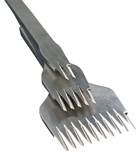 ColorMax en acier inoxydable plat Burin cuir Artisanat Outils trou Punch outil Kit DIY