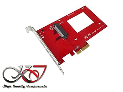 KALEA-INFORMATIQUE © - Carte contrôleur haute vitesse PCIe x4 type PCIe 3.0 pour SSD PCIe-NVMe U.2 - Gamme Professionnelle / COMPOSANTS HAUTE QUALITE - Pilotes Préinstallés pour Windows / Mac / Linux !