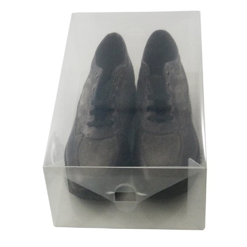 15x DynaSun PP368 XXL Schuhbox Schuhkasten Lagerkasten Box Schuhschachtel für Aufbewahrung Schuhe faltbare Halter für Damen und Herren - 2