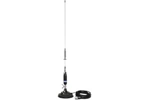 CB Antenna PNI S75 screw type butterfly mount, 125 mm magnetic base included, 76 cm, 4 m RG58 cable included