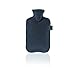 Fashy Hot Water Bottle with Fleece Cover 2 L Charcoal Grey