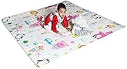 Vic Kid Baby Play Mat/Foldable Crawling Mat/Large Size/Thick Foam/Double Sides Multi-Purpose Water Proof (5.8x