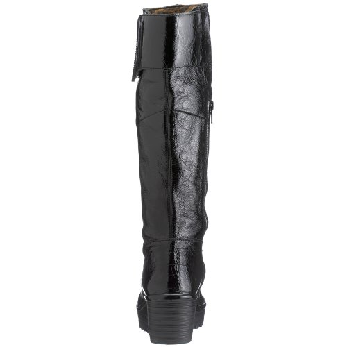 Fly London Yule, Botas De Caña Alta Con Cuña Mujer, Negro (Black 004), 38 EU/ 5 UK