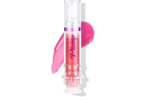 AMBIZION Brillo Labial Gloss con Efecto Voluminizador Aceite Labial Voluminoso Hidratador Labial Crema Labial Correctora Facil Aplicacion Larga Duracion Cuidado Natural Aceites Naturales Labios Suaves (Color3)