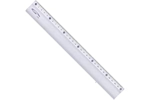 GRAPHOPLEX Regla rígida de aluminio transparente de 1 m - Escala grabada y banda antideslizante - Herramienta de precisión para medir, trazar y cortar - Ideal para oficinas, talleres y escuelas - Antideslizante