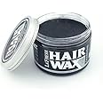 la'Fresh Hair Wax | professional Strong Hold | extreme look style | charcoal flavour | All Hair Types | 300g |