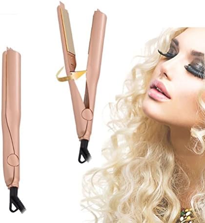 Kpj Hair Straighteners,2 In 1 Easy To Control Twist Styling Ceramic Hair Straightener And Curler Iron With Fast Heating To Create Smooth Shiny Hair