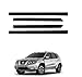 YourBuy top quality car side beading protector door guard 4pcs for Nissan Terrano RS.499.00