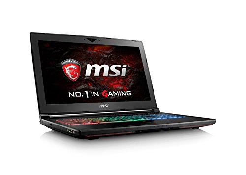 MSI GT62VR 7RD  Dominator  222UK  15 6 Inch Gaming Laptop  Black  -  Kabylake Core i7-7700HQ  16 GB RAM  256GB SSD  1TB HDD  GTX 1060  Windows 10 